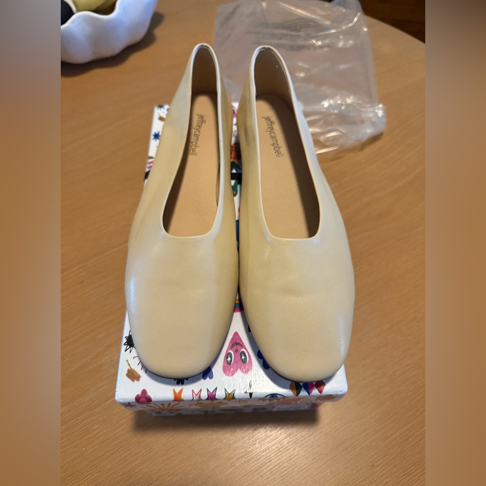 Jeffrey Campbell Butter Yellow Flats